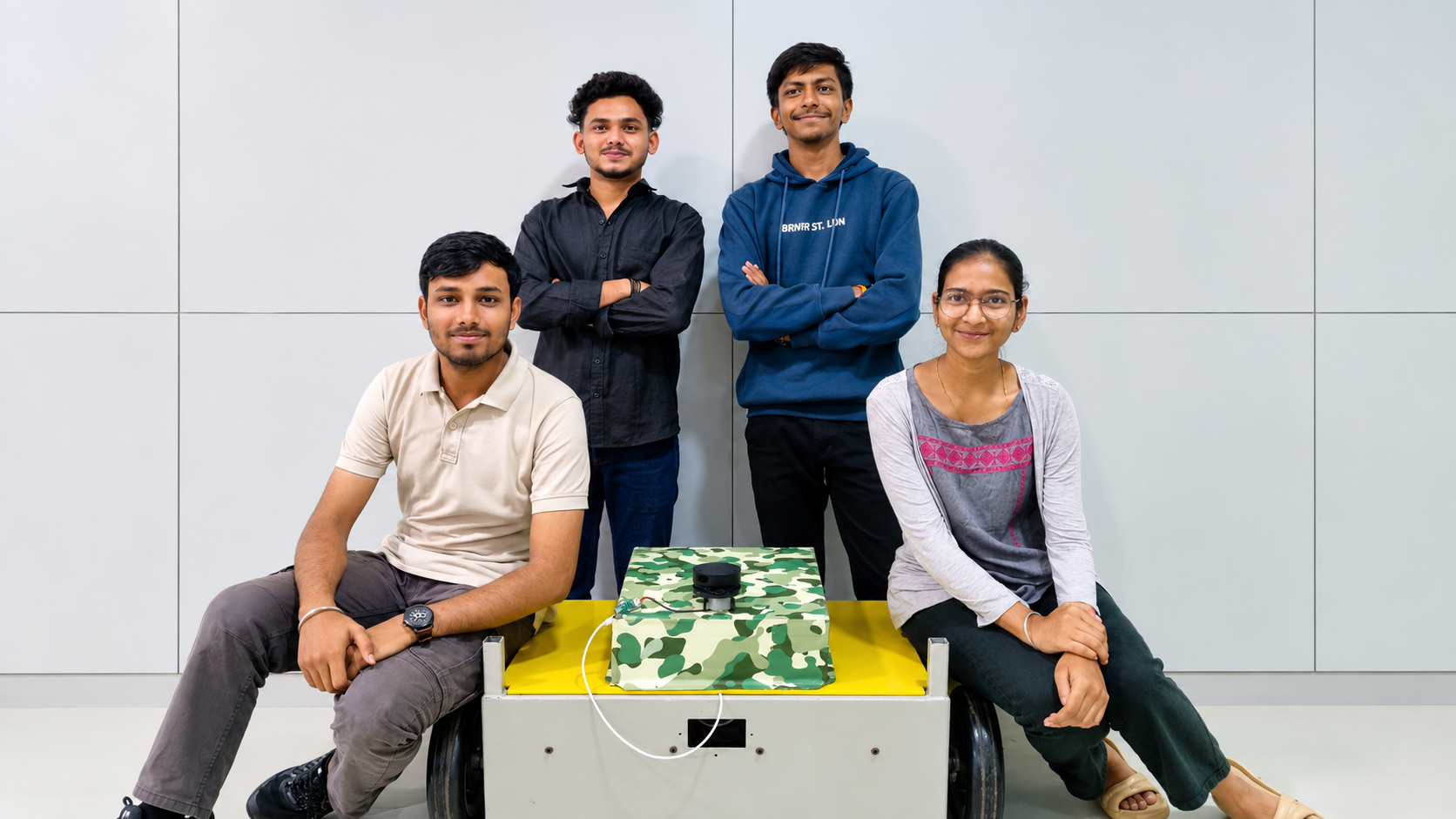 Team with UGV Prototype